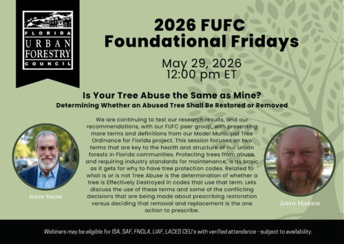 May 29 webinar image and description for "Is Your Tree Abuse the Same as Mine?"