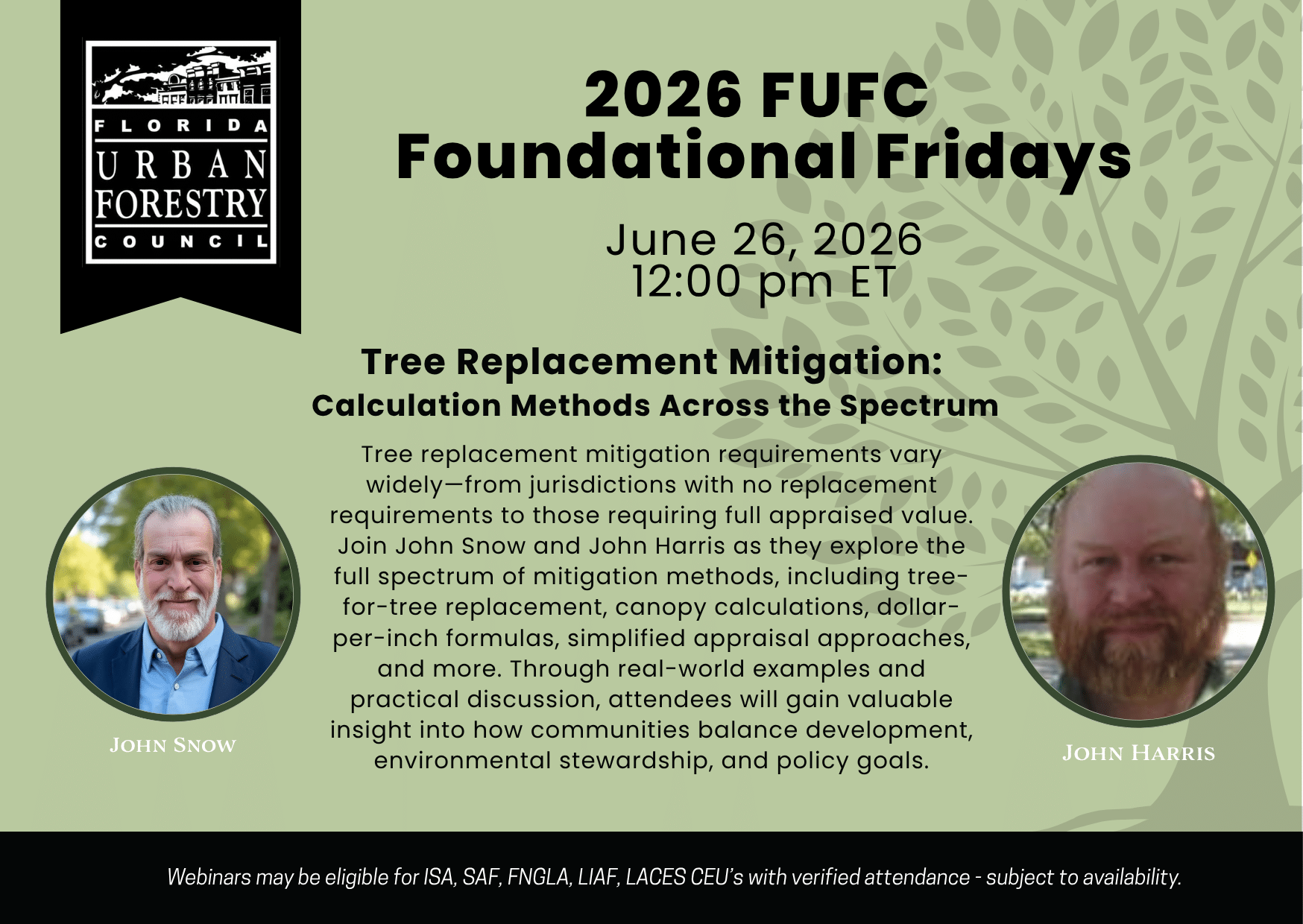 May 29 webinar image and description for "Is Your Tree Abuse the Same as Mine?"